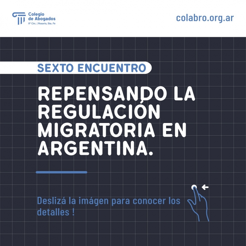  6to. Encuentro: "Acceso a la ciudadanía argentina: procedimientos y desafios"